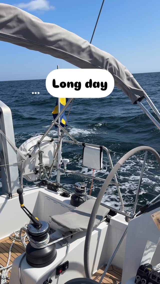Cruising down the Baltic heading for Midsummer Party 🎉 

#balticsea #sailinglife #sailingcouple