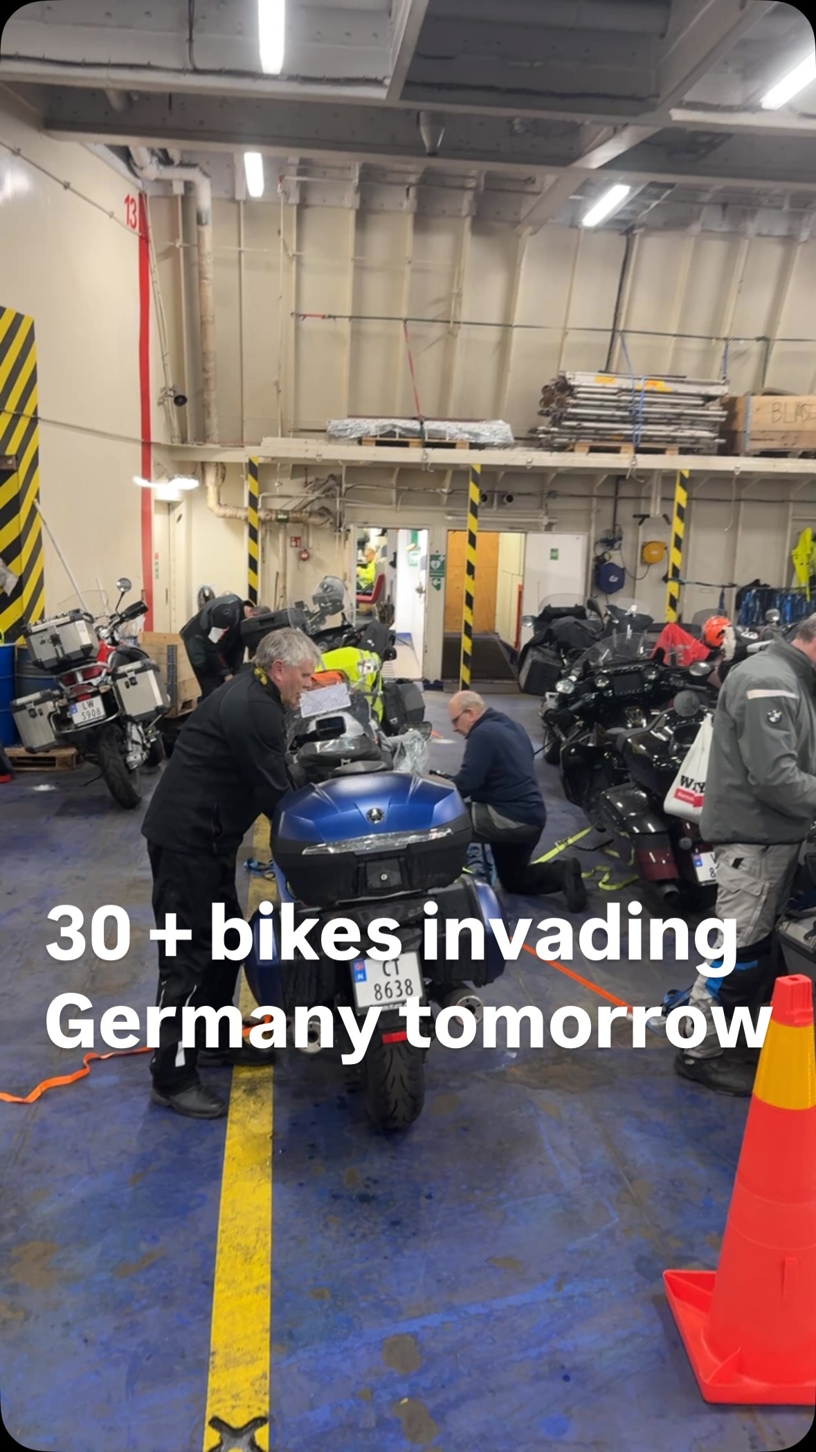 Day 2 ~ Sjötorp to Gothenburg with a stop in Skara at Swedens oldest Cathedral. Hanging around ”The World of Volvo” in Gothenburg to avoid the rain before taking the ferry to Germany🇩🇪 Waking up in Kiel tomorrow 😍

#GSA1250 #motorcycleadventure #motorcycle #worldofvolvo #oldestcathedral