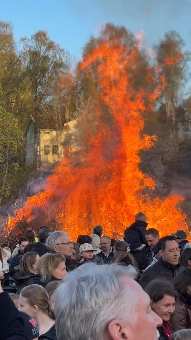 Walpurgis Night - we’re celebrating the arrival of spring. 

#springisintheair🌸 #bushpoint #sweden #walpurgisnacht #valborgsmässoafton #valborg