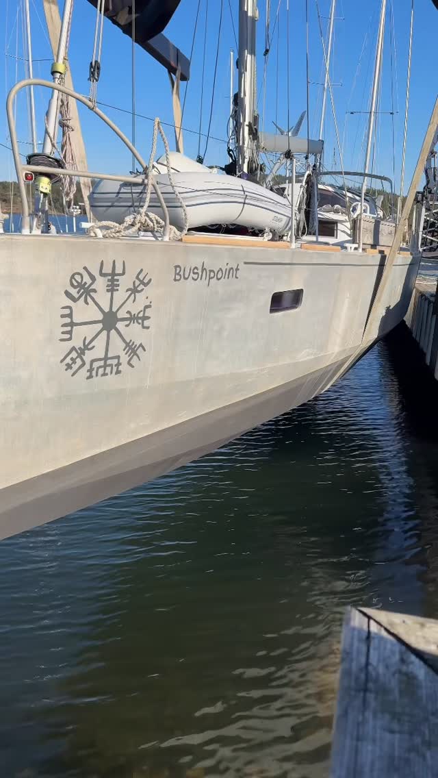 Final count down as owners of Bushpoint. #sailingcouple #sailingadventure #sailinglife #boatlife